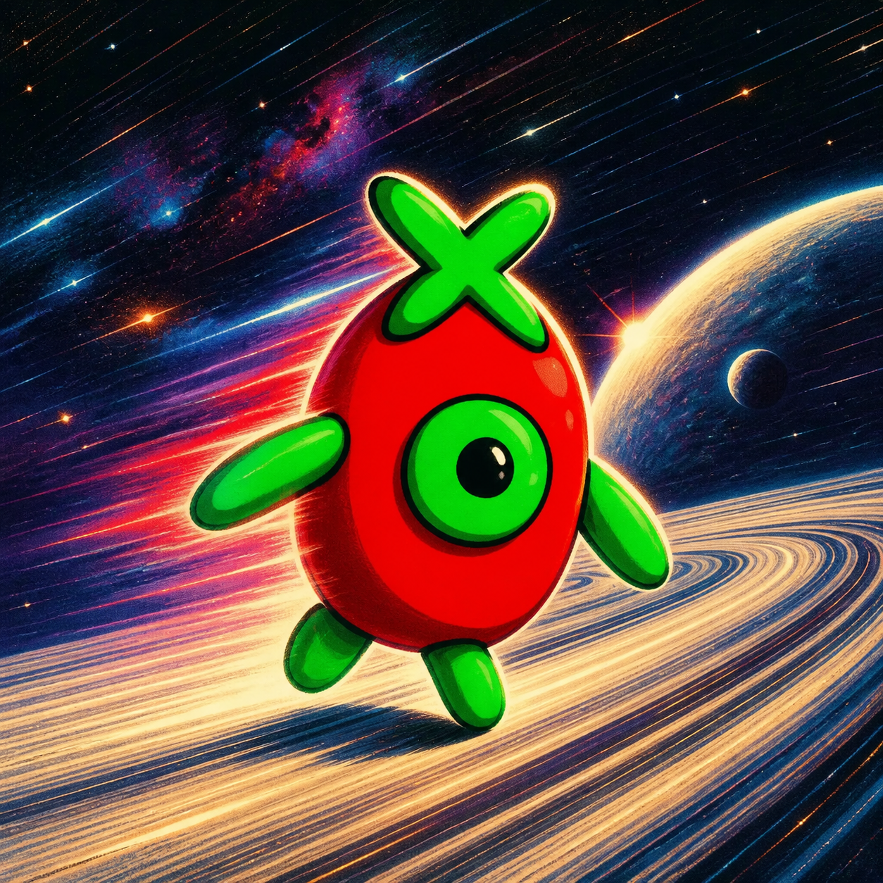 宇宙を音速で駆ける音速のカニ